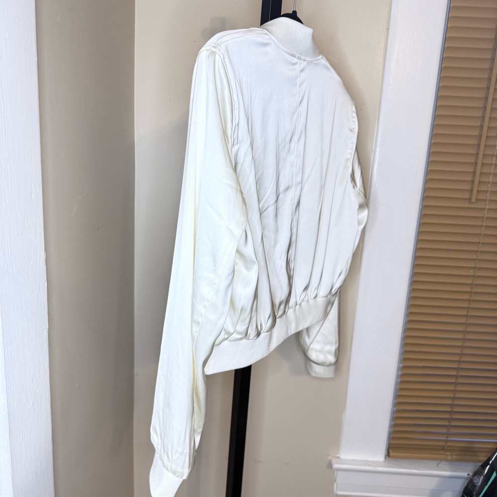 Rachel Zoe Ivory Bomber Jacket - Picture 8 of 13